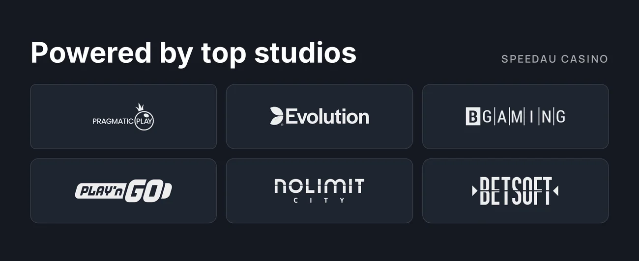 Browse the game providers